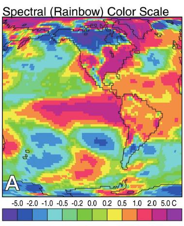 Original image using a rainbow color scale